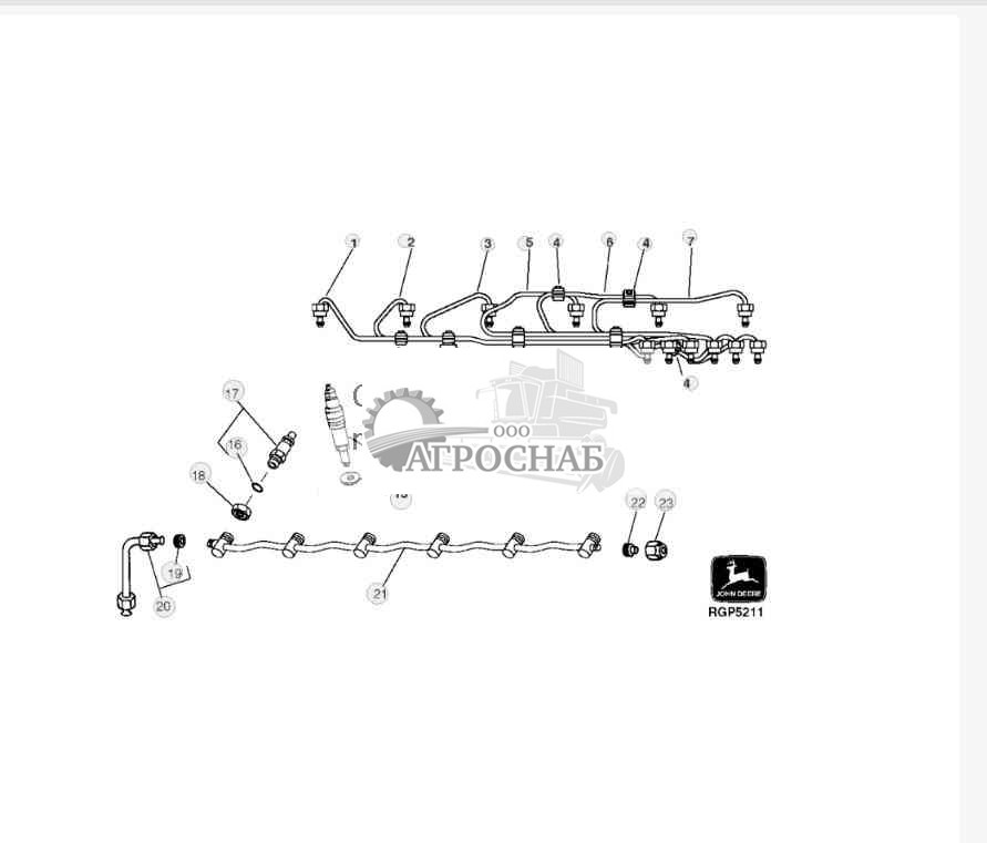 FUEL INJECTION NOZZLES AND LINES (6081) (ESN. -156457) 